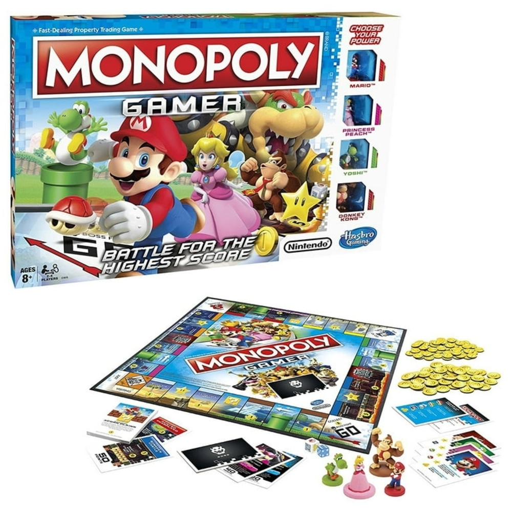 Hasbro Red and Blue Board Game Monopoly Edition